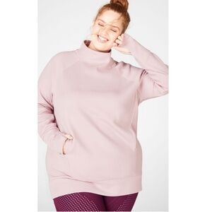 Fabletics | Dusty Rose Zaylee Funnel Neck Tunic 3X